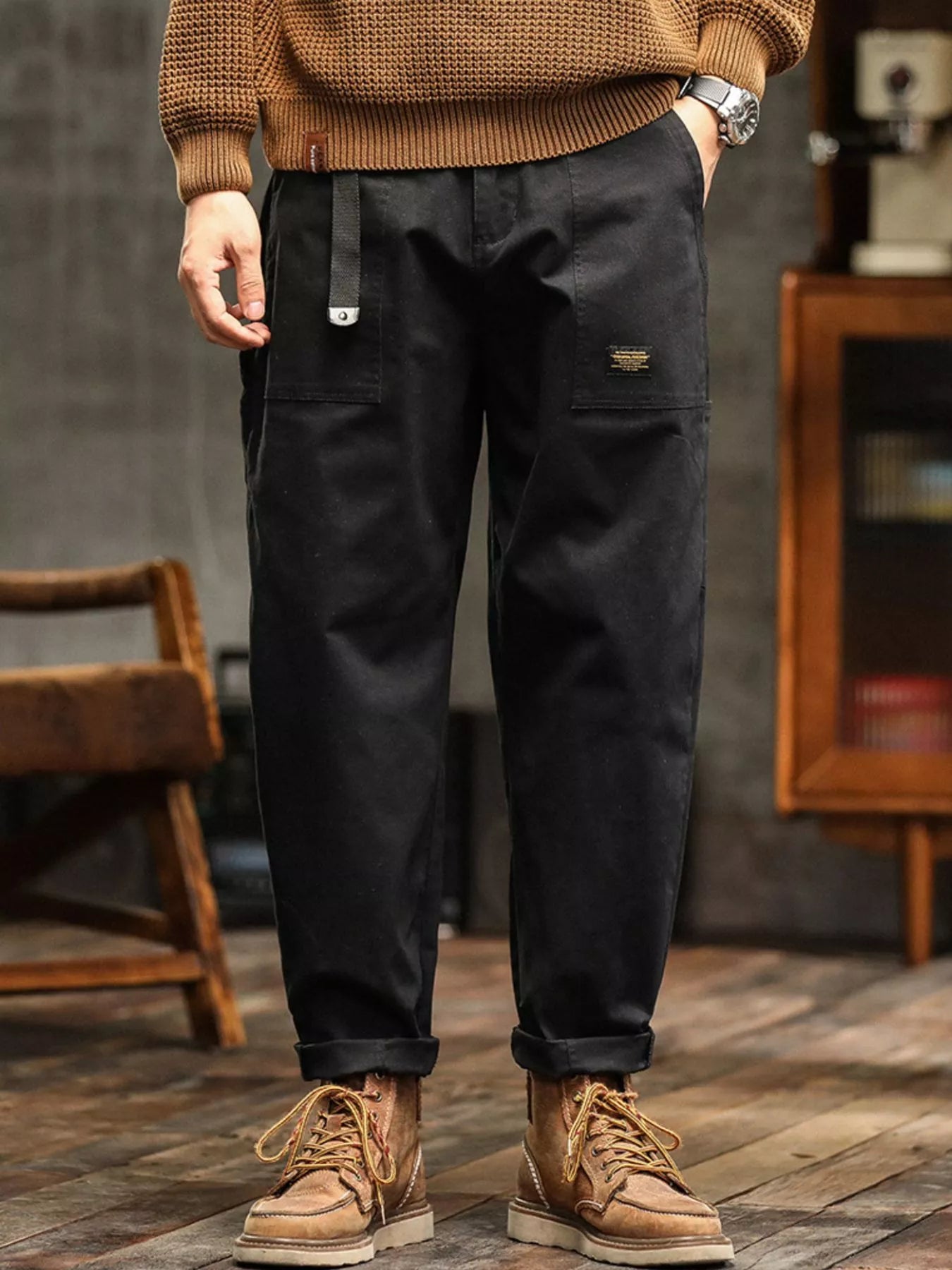 Men's Wide Leg Pants