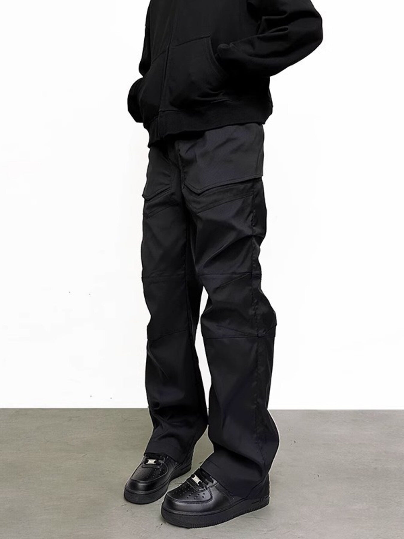 Men's Plus Size Slim Fit Pants with Pockets