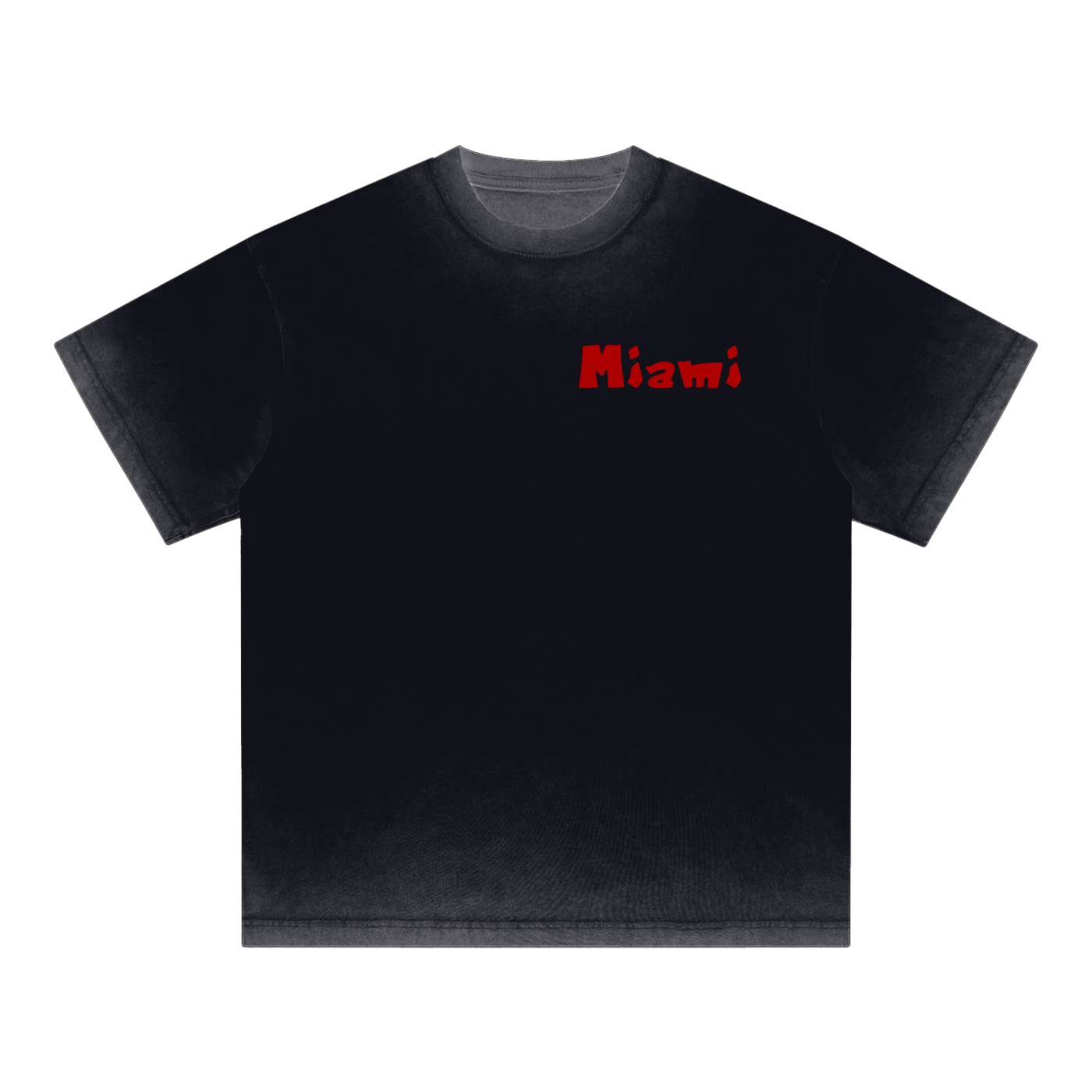 Reverse Dyed Loose Cotton T-Shirt