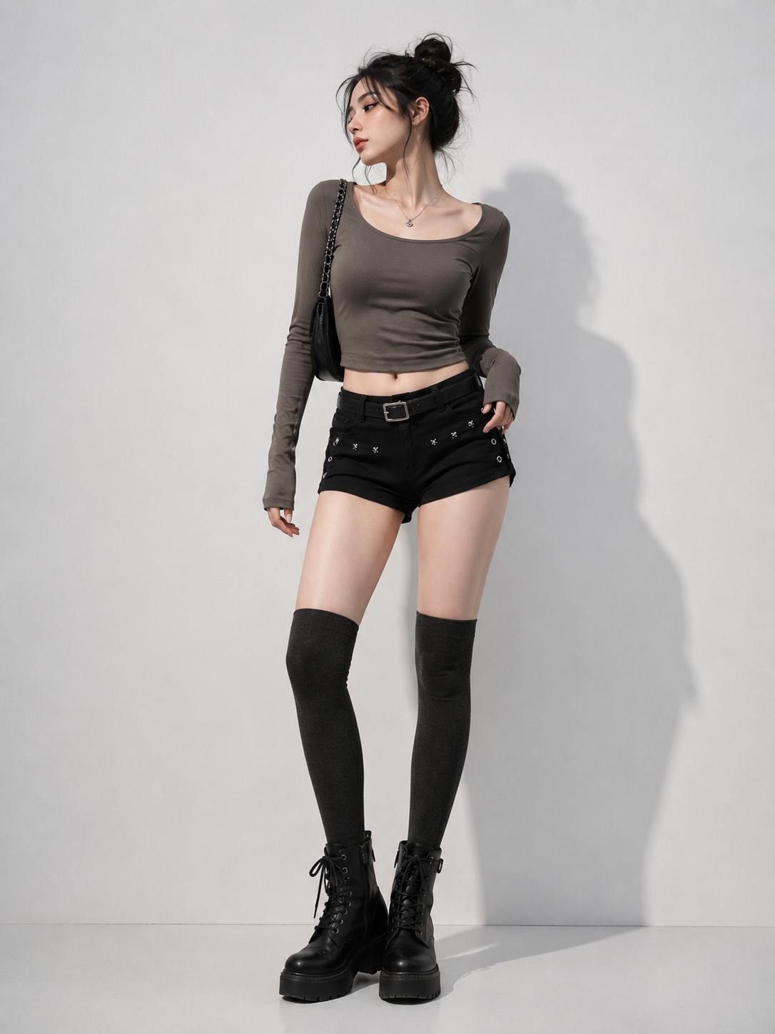Midnight Chic Mini Shorts