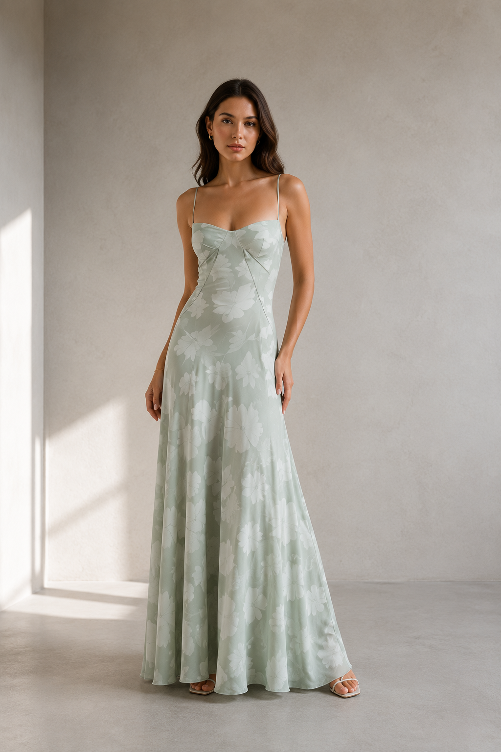 Women's Elegant Spaghetti Strap Formal Dress