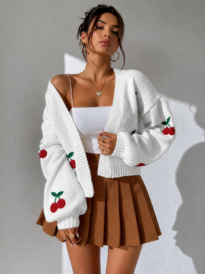 Sweet Cherry Cozy Cardigan