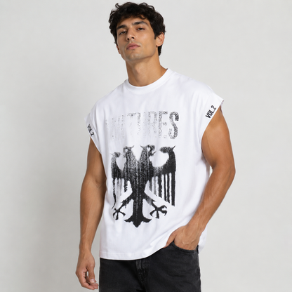 Oversized Gothic Eagle T-Shirt
