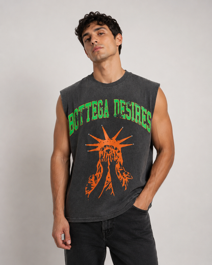 Men's Oversized Liberty Graphic Tank