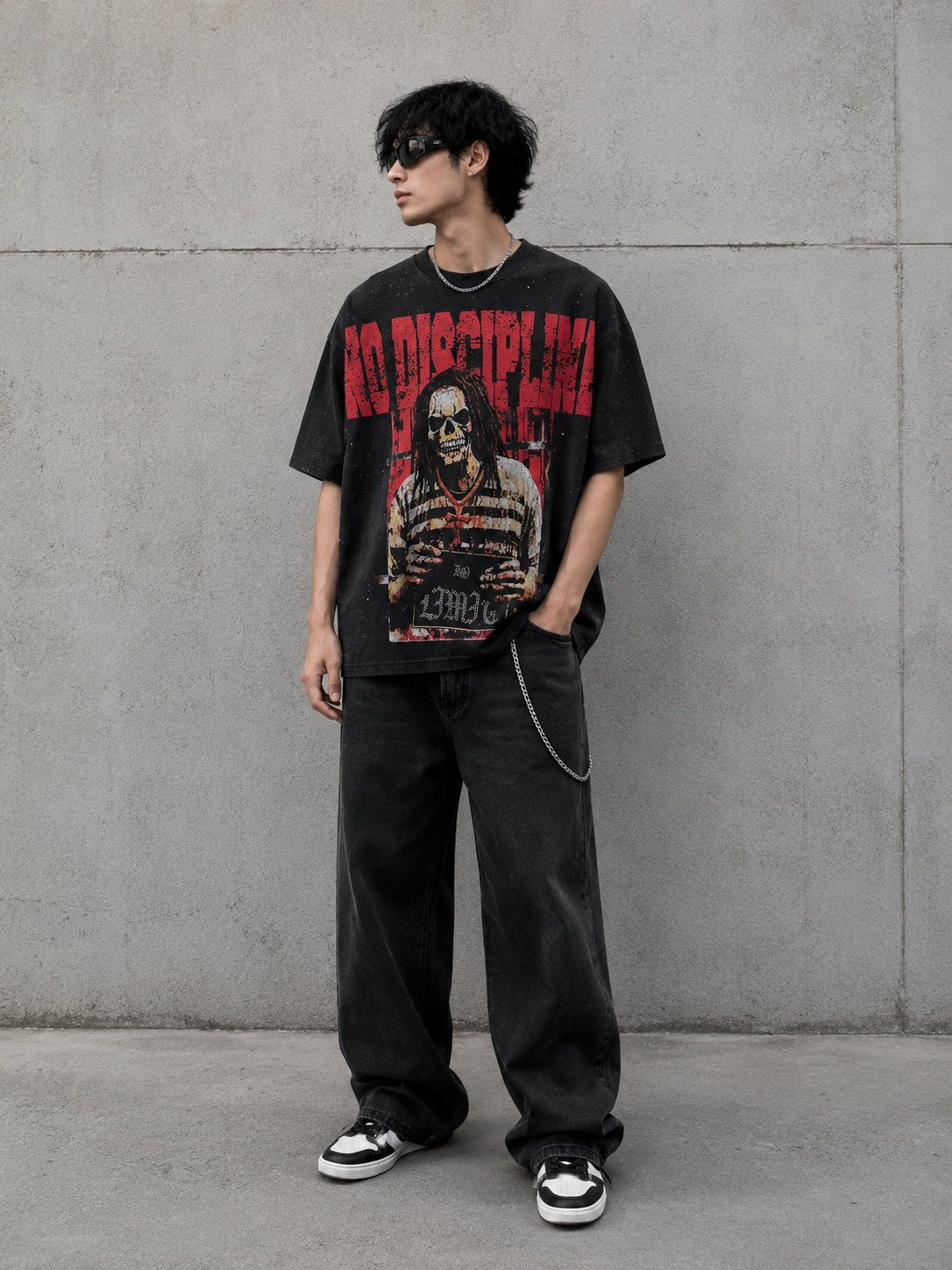 Vintage Prisoner Skull Graphic Tee