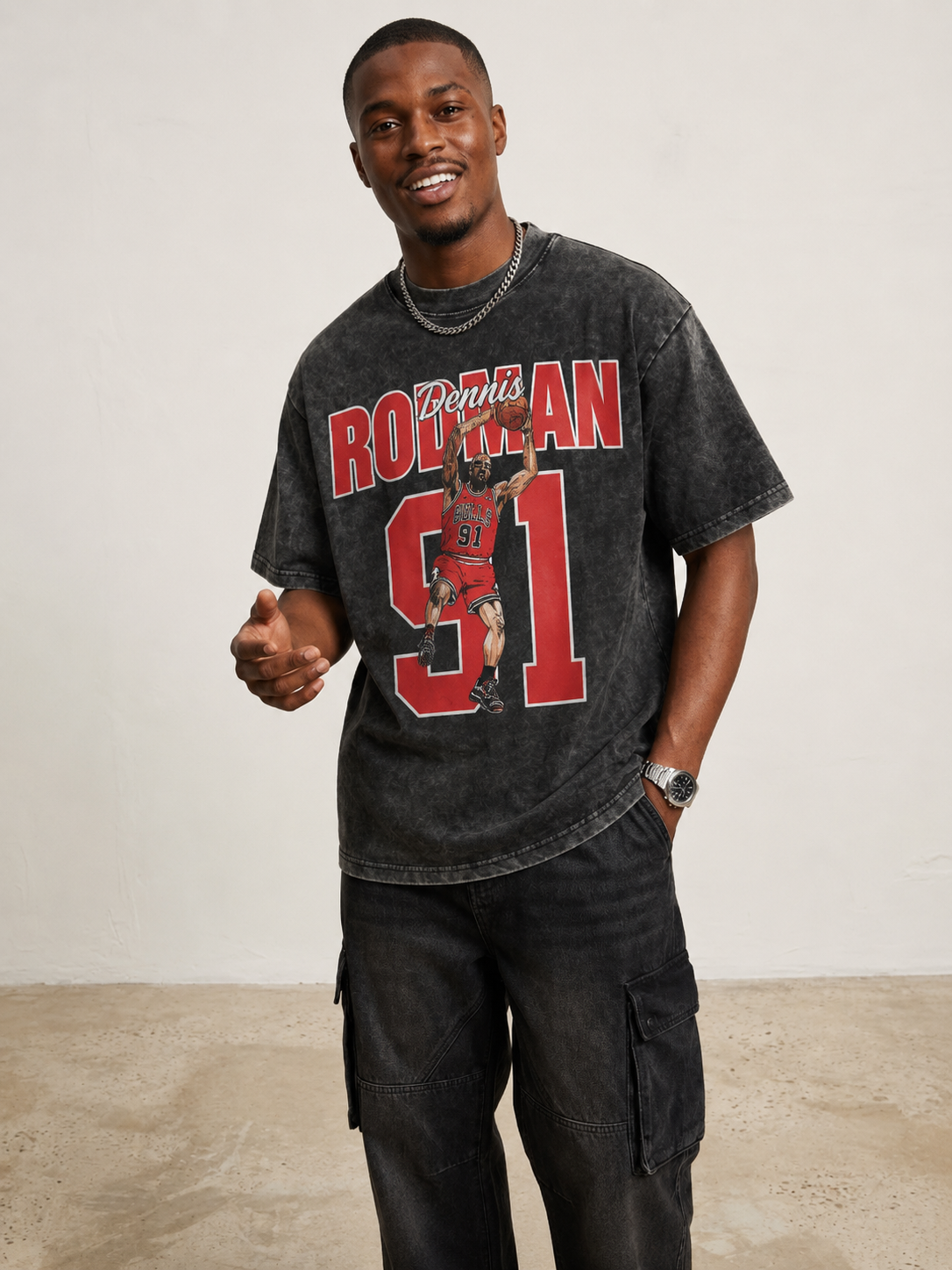 Men's Graphic Vintage Wash T-Shirt