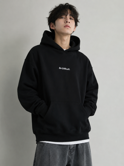 Men's Plus Size Letter Long Sleeve Hoodie