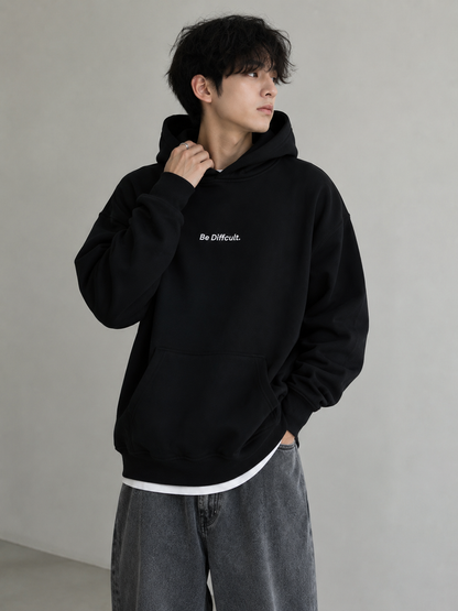 Men's Plus Size Letter Long Sleeve Hoodie