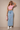 Bow-Embroidered Denim Maxi Skirt