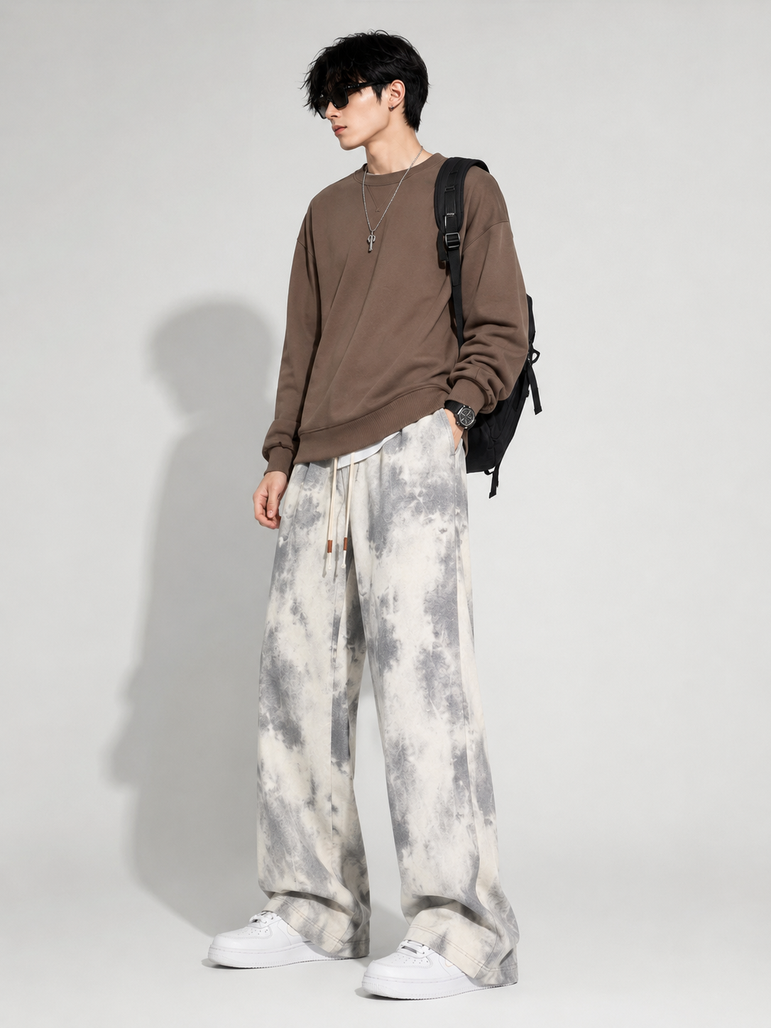 Men's Tie-Dye Loose Fit Casual Pants