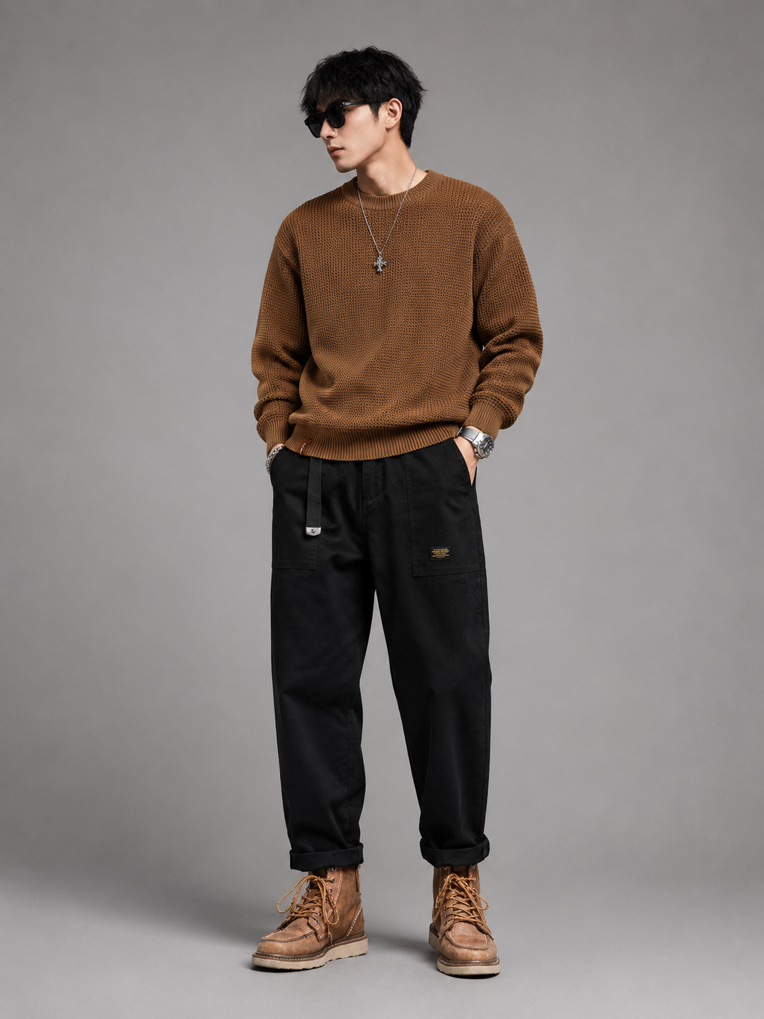 Men's Wide Leg Pants