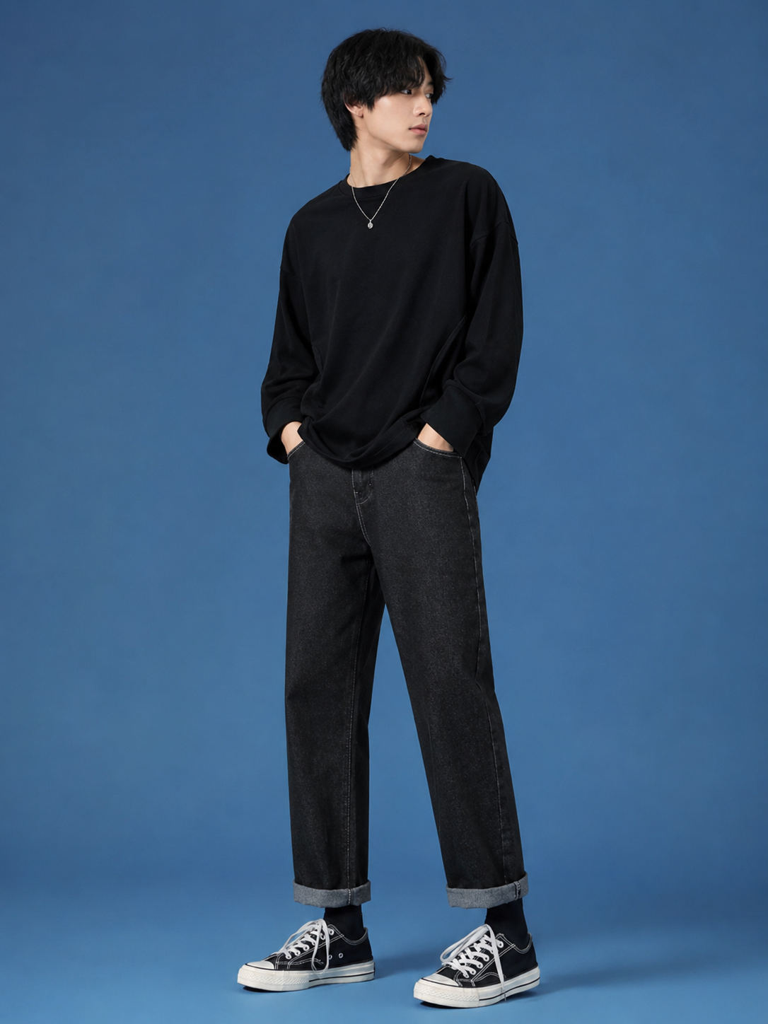 Men's Full Size Relaxed Fit Straight Leg Jeans Plus Size
