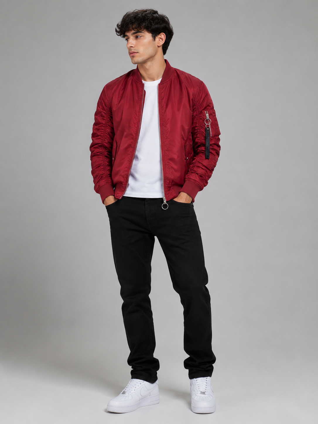 FLIGHT LINED BOMBER Jacket