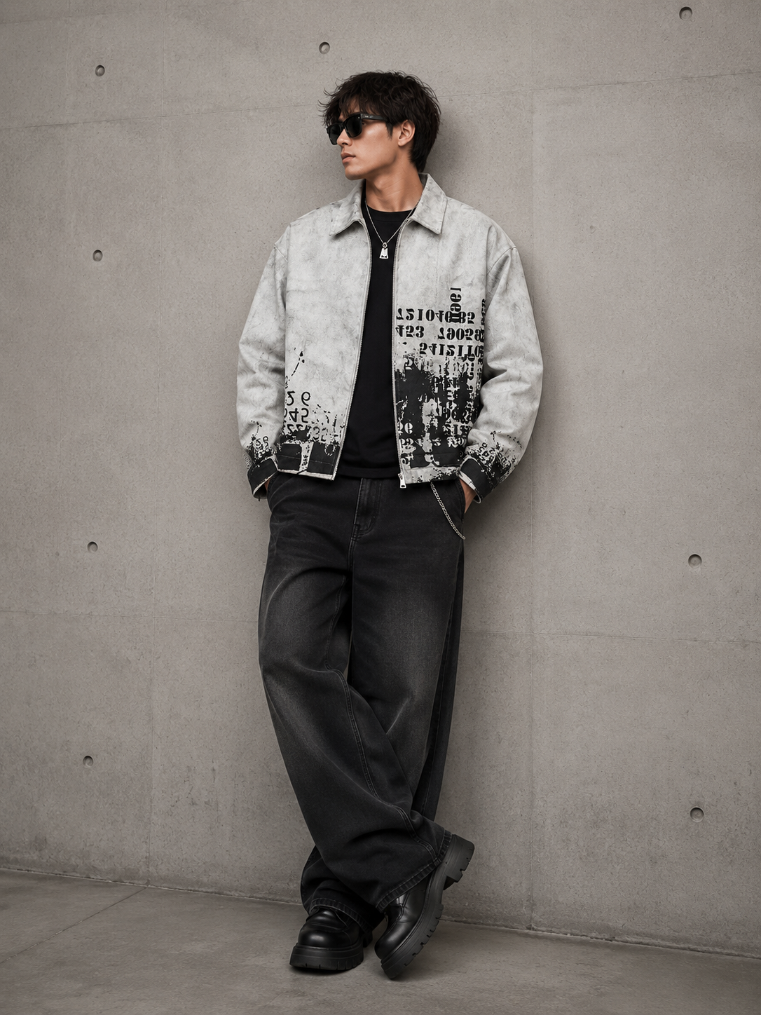Men's Zip Up Long Sleeve Jacket