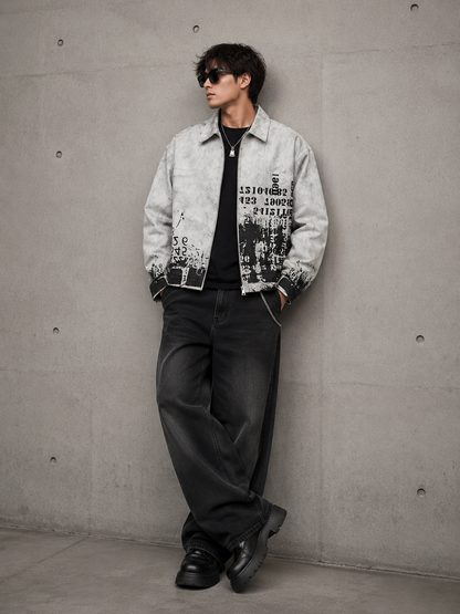 Men's Zip Up Long Sleeve Jacket