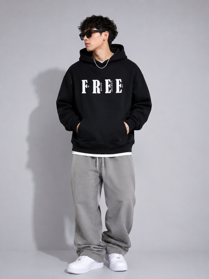 Men's Plus Size Drop Shoulder Kangaroo Pocket Hoodie
