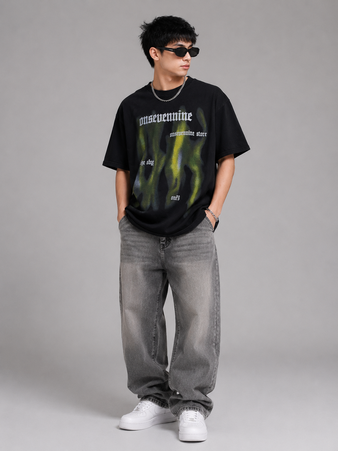 Men's Vintage Graphic Oversized T-Shirt