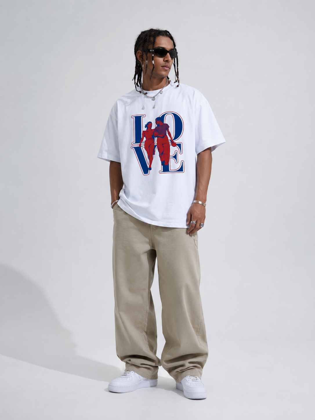 Men's Graphic Round Neck Short Sleeve T-Shirt