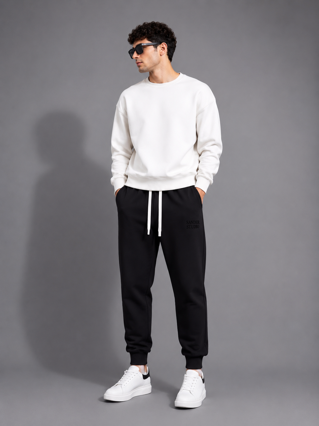 Men's Plus Size Drawstring Jogger Pants