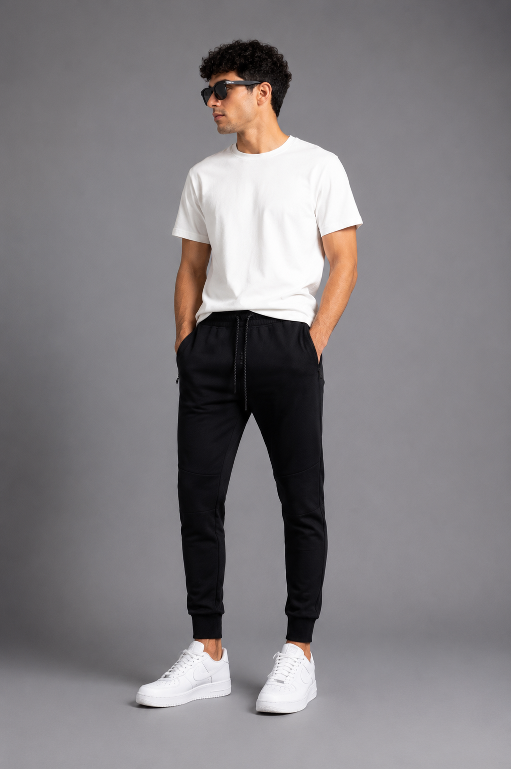 HEATHERED COTTON SWEATS