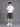 Men's Plus Size Drawstring Printed Skirt