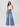 High Waist Button Decor Wide Leg Jeans