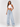Lace-Up High-Waisted Wide Leg Jeans