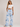 Tropical Print Shirred Waistband Wide Leg Pants