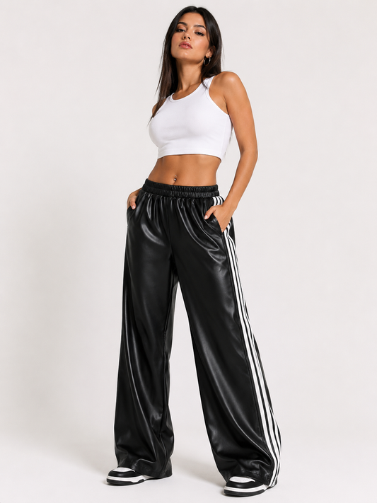 Striped Wide Leg Pants