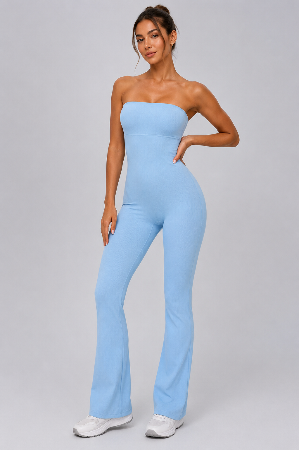 Sleeveless Straight Active Jumpsuit