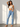 High-Waisted Distressed Jeans