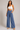Solid Color Textured Crossed Waist Loose Pants