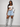 Star Raw Hem Denim Shorts