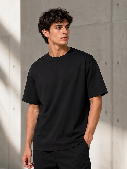 Men's Minimalist Black T-Shirt