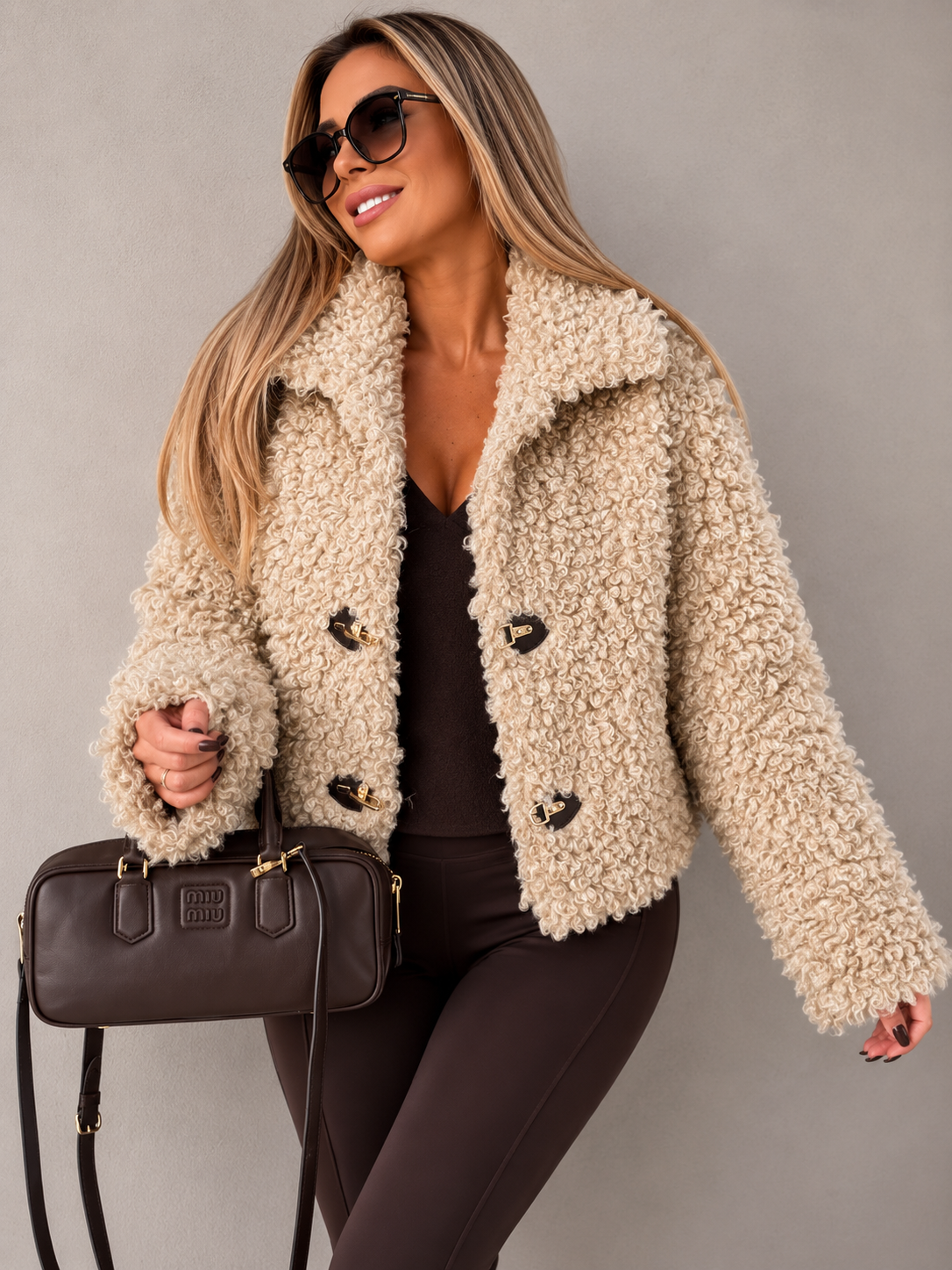 Sherpa Button-Down Outerwear