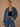 Button Down Cropped Oversized Denim Jacket