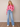 Heart Pattern Checkered Round Neck Sweater