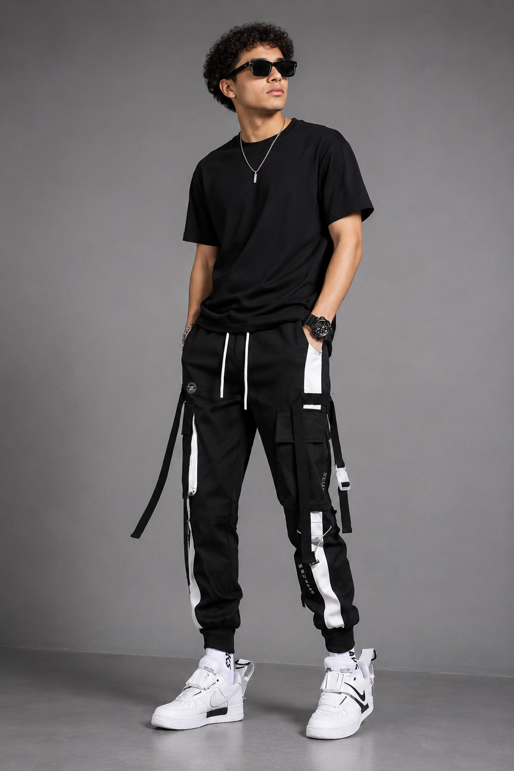 Black Tactical Street Joggers