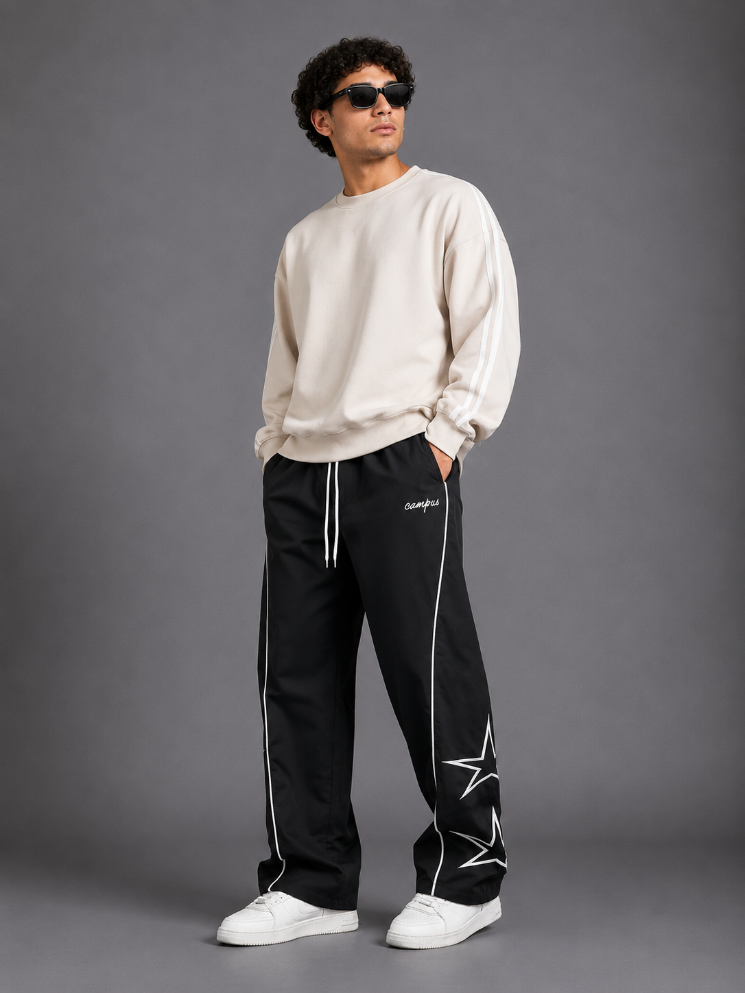 Urban Star Black Joggers