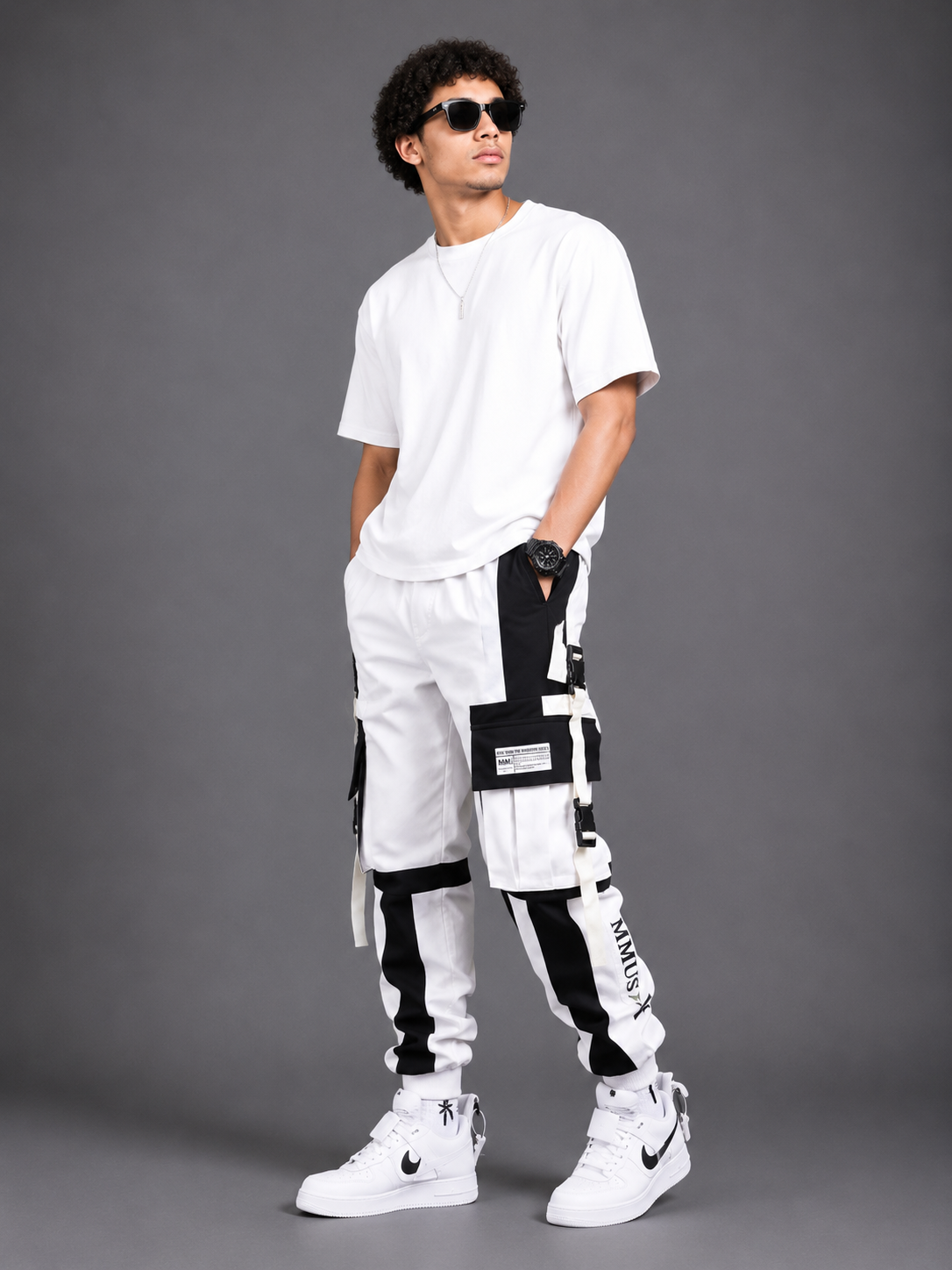 White Shadow Cargo Pants