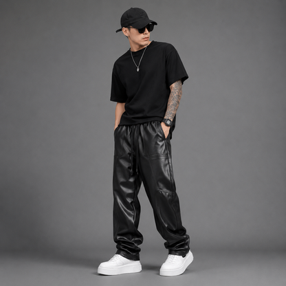 Pants Leather Fit Urbano