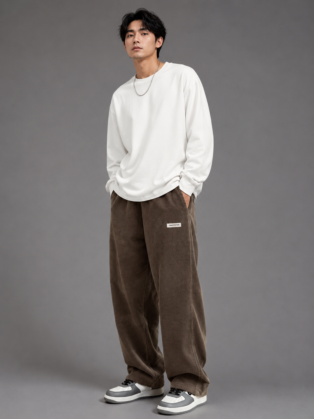 Pants Wide Leg Corduroy