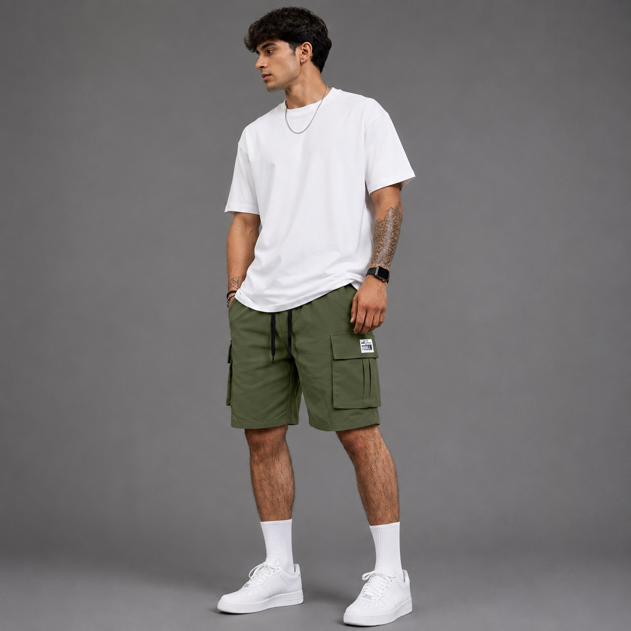 Short Utility Verde Premium