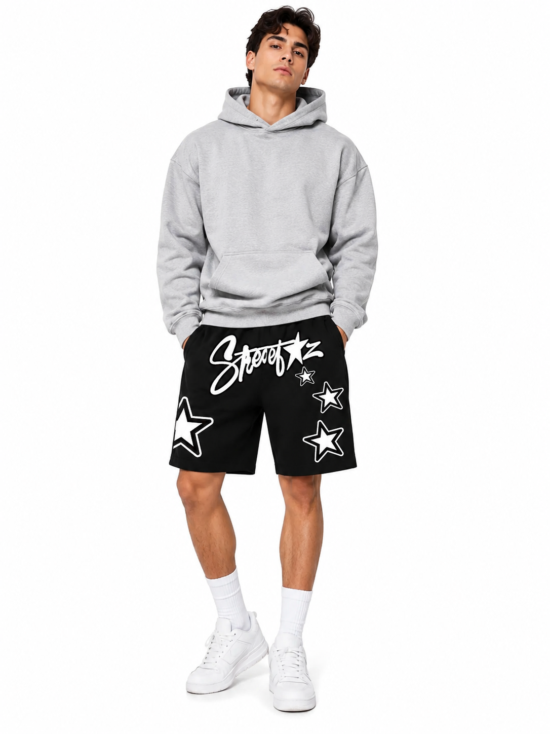 Short Urban Stars Black