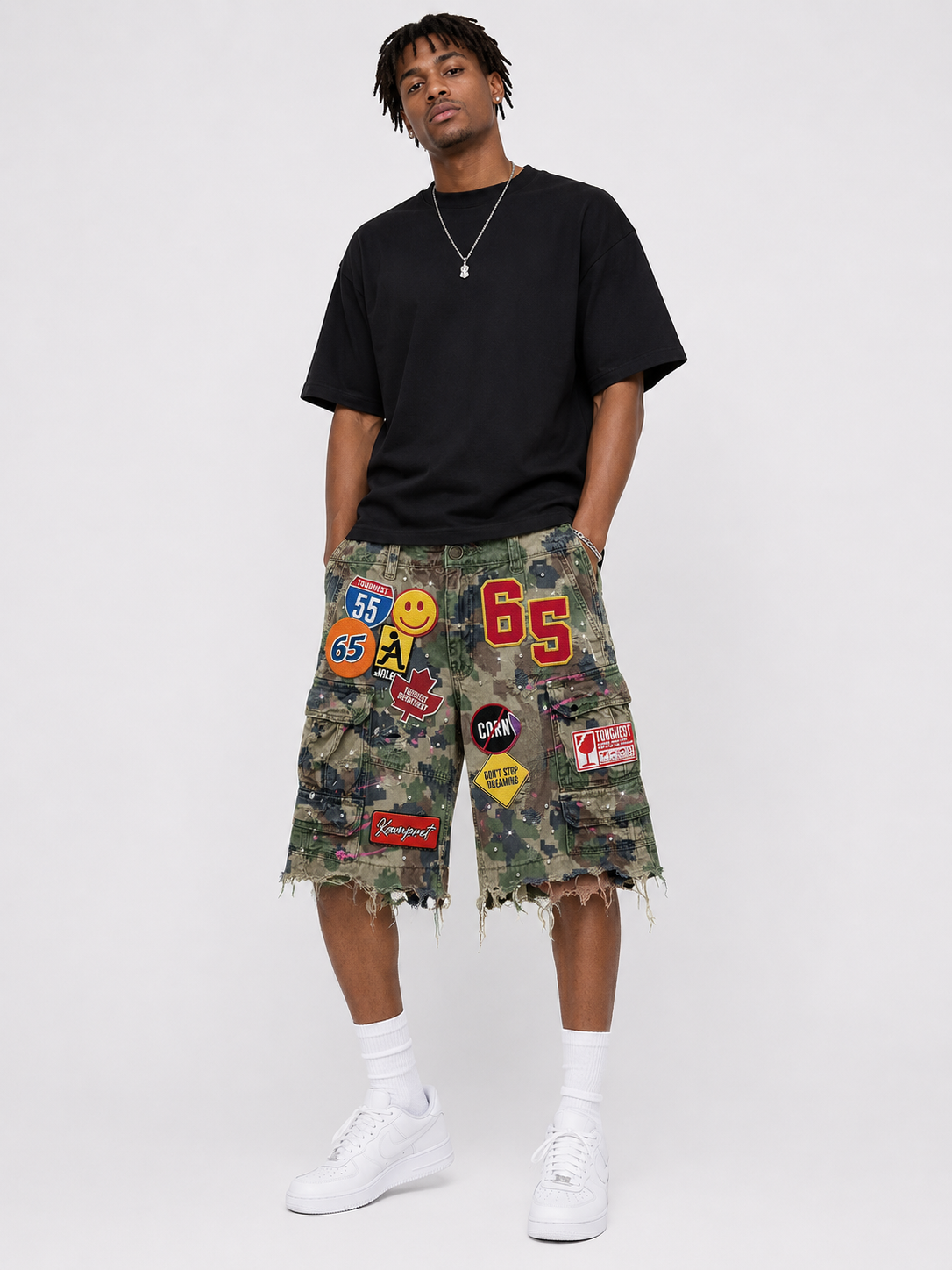 Short Tactical Patch Style