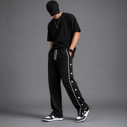 Pants Urban Button Grey