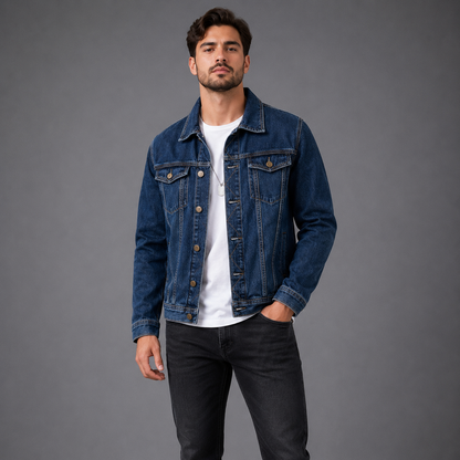 Jacket Denim Essential Blue