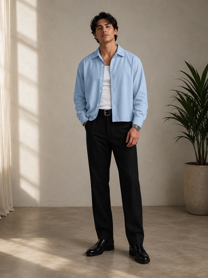 Shirt Modern Fit Celeste