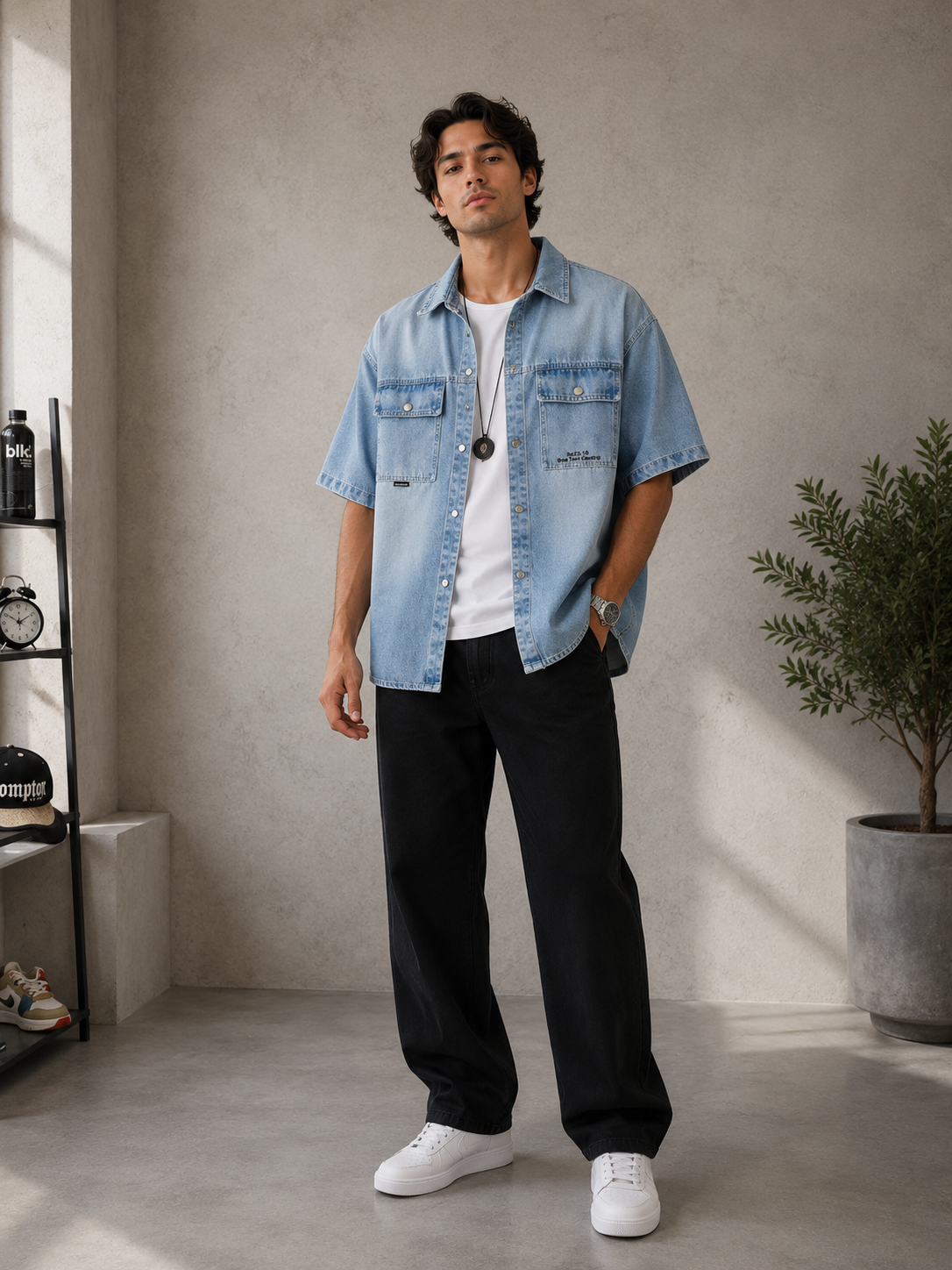Shirt Denim Streetwear