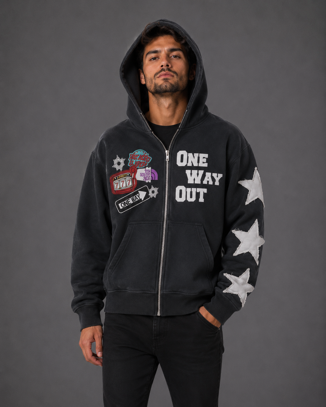 Hoodie One Way Streetwear